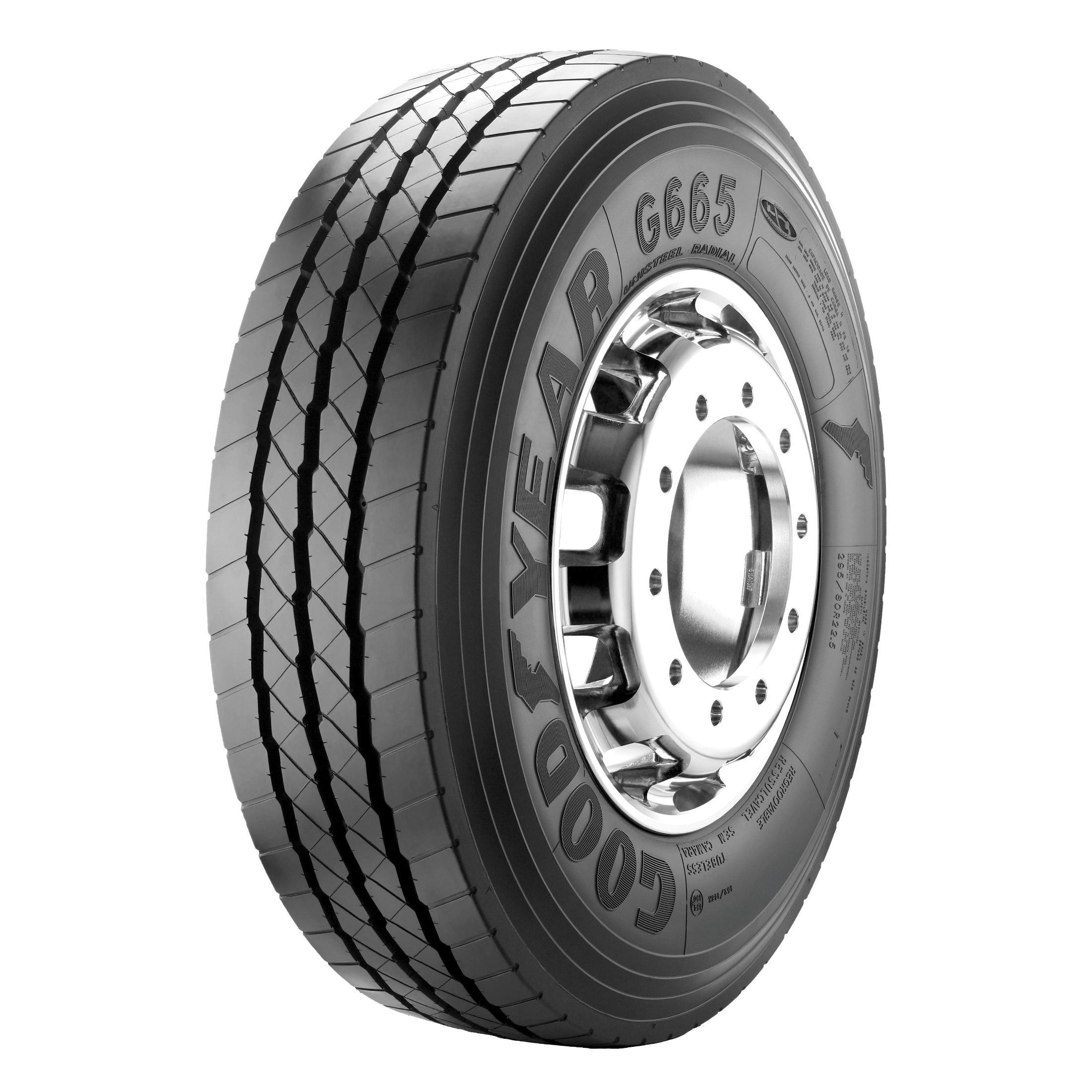 G665_RL Llanta 11R22.5 GOODYEAR G665 148/145 J 100 - Imagen 1