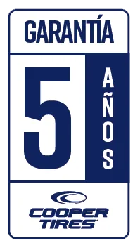 Cooper Tires garantía de fábrica